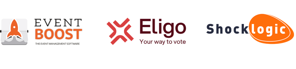 Software de gestão de eventos Eligo + Eventboost + Shocklogic