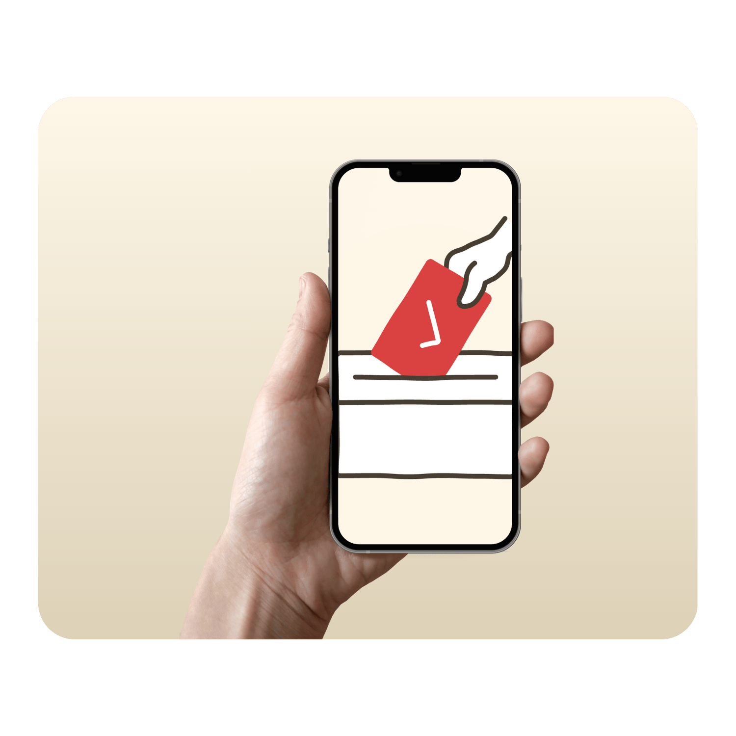Plataforma de voto para condomínios - smartphone