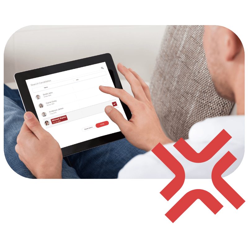 Plataforma de voto para condomínios - tablet